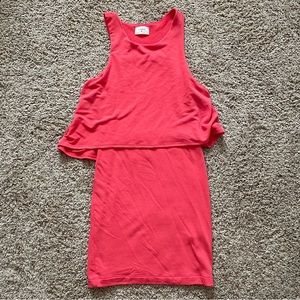 Coral dress